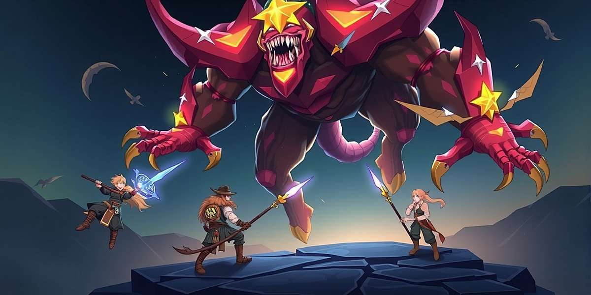 Star Anise Elite Multiplayer Raid Star Anise Elite multiplayer battle showing a team of players fighting a giant demon