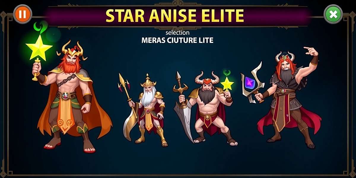 Star Anise Elite Character Roster Star Anise Elite character selection screen showing various mythological heroes