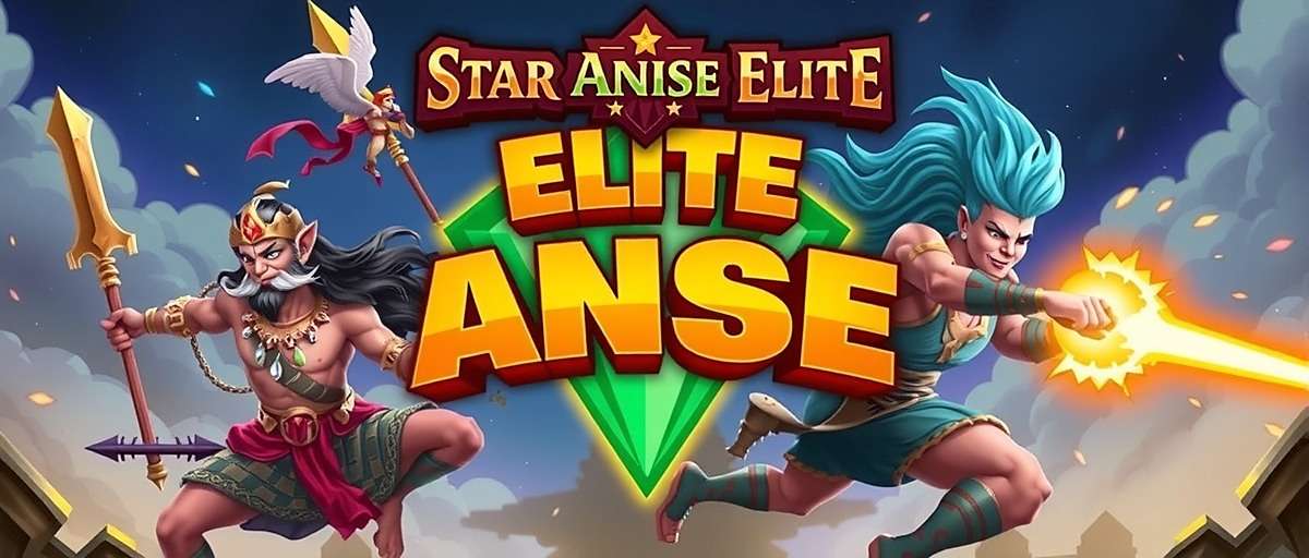 Star Anise Elite Official Cover Art Star Anise Elite game cover showing Indian mythological characters in battle